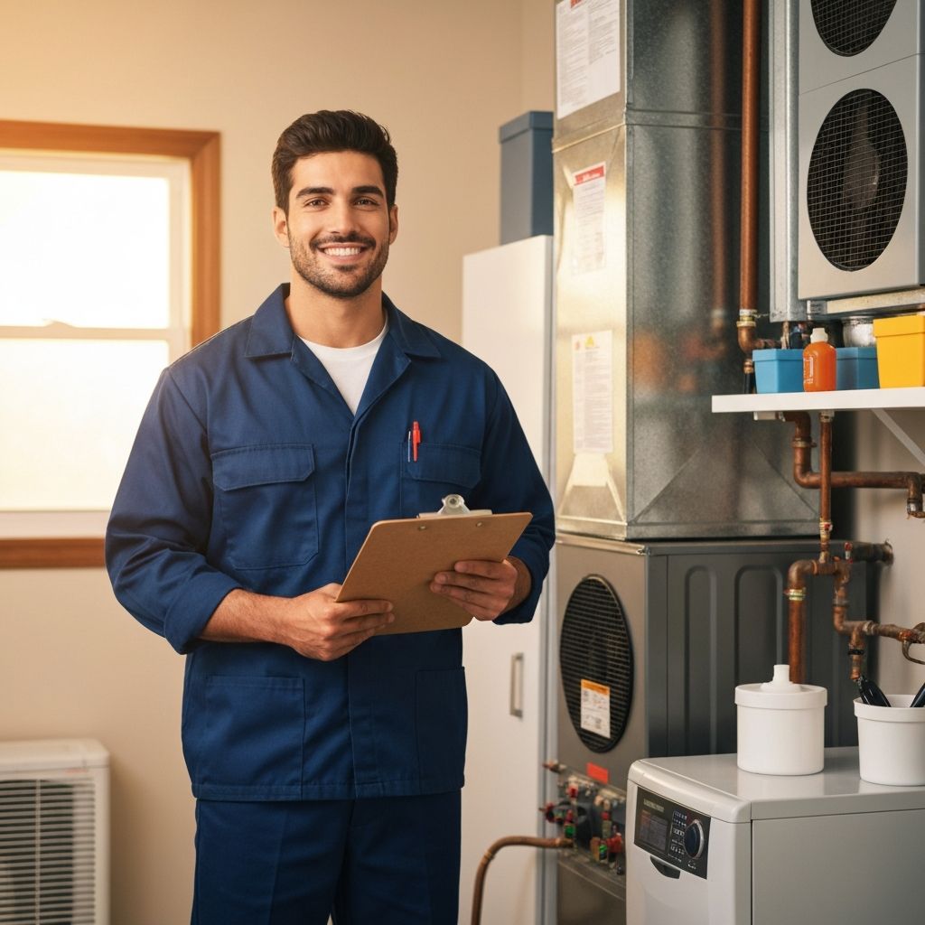 Certified HVAC technician ready to help